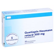 QUETIAPIN Heumann retard 300 mg Retardtabletten 10 St