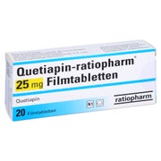 QUETIAPIN-ratiopharm 25 mg Filmtabletten 20 St