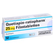 QUETIAPIN-ratiopharm 25 mg Filmtabletten 50 St