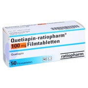 QUETIAPIN-ratiopharm 100 mg Filmtabletten 50 St