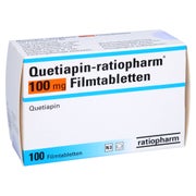 QUETIAPIN-ratiopharm 100 mg Filmtabletten 100 St