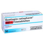 QUETIAPIN-ratiopharm 150 mg Filmtabletten 50 St