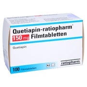 QUETIAPIN-ratiopharm 150 mg Filmtabletten 100 St