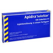 APIDRA 100 E/ml SoloStar Inj.-Lsg.i.e.Fertigpen 5X3 ml