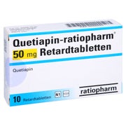 QUETIAPIN-ratiopharm 50 mg Retardtabletten 10 St