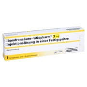 IBANDRONSÄURE-ratiopharm 3 mg Inj.-Lsg.i.e.F.-Sp. 1 St