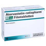 ATORVASTATIN-ratiopharm 80 mg Filmtabletten 50 St