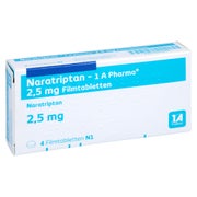 NARATRIPTAN-1A Pharma 2,5 mg Filmtabletten 4 St