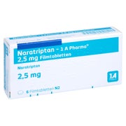 NARATRIPTAN-1A Pharma 2,5 mg Filmtabletten 6 St