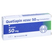 Quetiapin Hexal 50 mg Filmtabletten 10 St