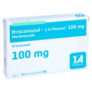 ITRACONAZOL-1A Pharma 100 mg Hartkapseln 14 St