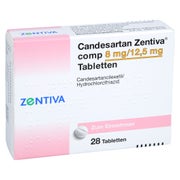 CANDESARTAN Zentiva comp 8 mg/12,5 mg Tabletten 28 St