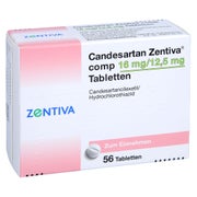 CANDESARTAN Zentiva comp 16 mg/12,5 mg Tabletten 56 St