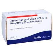 OLMESARTAN Amlodipin HCT beta 40mg/10mg/25mg FTA 98 St