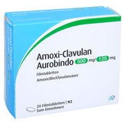 AMOXI CLAVULAN Aurobindo 500mg/125mg Filmtabletten 20 St