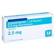 ZOLMITRIPTAN-1A Pharma 2,5 mg Filmtabletten 3 St