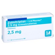 ZOLMITRIPTAN-1A Pharma 2,5 mg Schmelztabletten 12 St