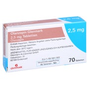 Olanzapin Glenmark 2,5 mg Tabletten 70 St
