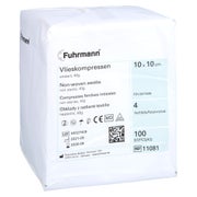 Vlieskompressen Unsteril 10x10 cm 4lagig 100 St