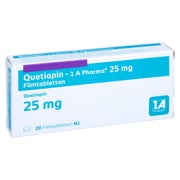 Quetiapin-1a Pharma 25 mg Filmtabletten 20 St