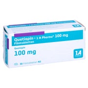 QUETIAPIN-1A Pharma 100 mg Filmtabletten 50 St
