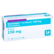 QUETIAPIN-1A Pharma 150 mg Filmtabletten 50 St