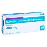 QUETIAPIN-1A Pharma 400 mg Filmtabletten 50 St