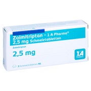 ZOLMITRIPTAN-1A Pharma 2,5 mg Schmelztabletten 3 St