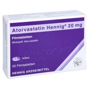 Atorvastatin Hennig 20 mg Filmtabletten 50 St