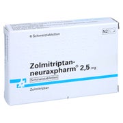 ZOLMITRIPTAN-neuraxpharm 2,5 mg Schmelztabletten 6 St