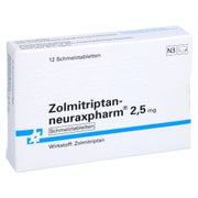 ZOLMITRIPTAN-neuraxpharm 2,5 mg Schmelztabletten 12 St