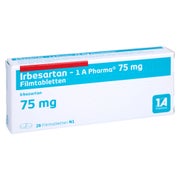 IRBESARTAN-1A Pharma 75 mg Filmtabletten 28 St