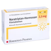 NARATRIPTAN Hormosan 2,5 mg Filmtabletten 12 St