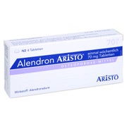 ALENDRON Aristo 1x wöchentlich 70 mg Tabletten 4 St