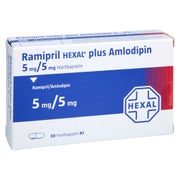 RAMIPRIL HEXAL plus Amlodipin 5 mg/5 mg Hartkaps. 30 St
