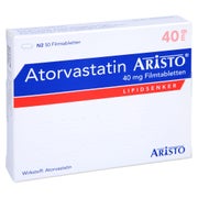 Atorvastatin Aristo 40 mg Filmtabletten 50 St