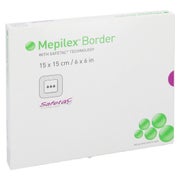 Mepilex Border Schaumverband 15x15 cm 5 St