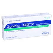 Zopiclon Aristo 7,5 mg Filmtabletten 20 St