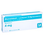 Montelukast-1a Pharma 4 mg Kautabletten 20 St
