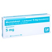 Montelukast-1a Pharma 5 mg Kautabletten 20 St