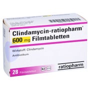 CLINDAMYCIN-ratiopharm 600 mg Filmtabletten 28 St