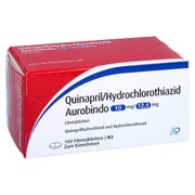 QUINAPRIL/HCT Aurobindo 10/12,5 mg Filmtabletten 100 St