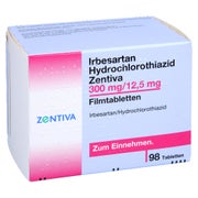 IRBESARTAN Hydrochlorothiazid Zentiva 300mg/12,5mg 98 St