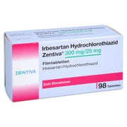 IRBESARTAN Hydrochlorothiazid Zentiva 300mg/25mg 98 St