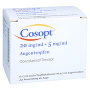 Cosopt 20 Mg/ml + 5 mg/ml Augentropfen 6X5 ml