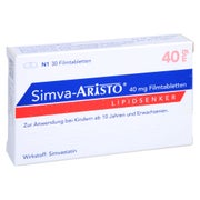 Simva Aristo 40 mg Filmtabletten 30 St