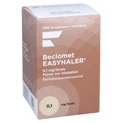 BECLOMET Easyhaler 0,1 mg 200 ED Starterkit 1 St