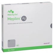 Mepilex Ag Schaumverband 15x15 cm steril 5 St