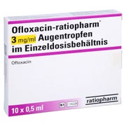 OFLOXACIN-ratiopharm 3 mg/ml Atr.i.Einzeldosisbeh. 10X0,5 ml