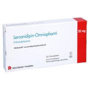 LERCANIDIPIN Omniapharm 20 mg Filmtabletten 50 St